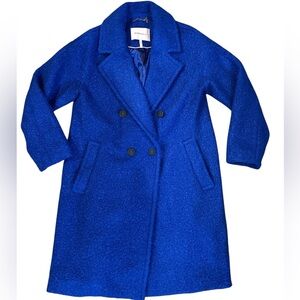 BCBGeneration Vibrant Royal Blue Coat w/ Pockets. Double Breasted. Fully Lined.